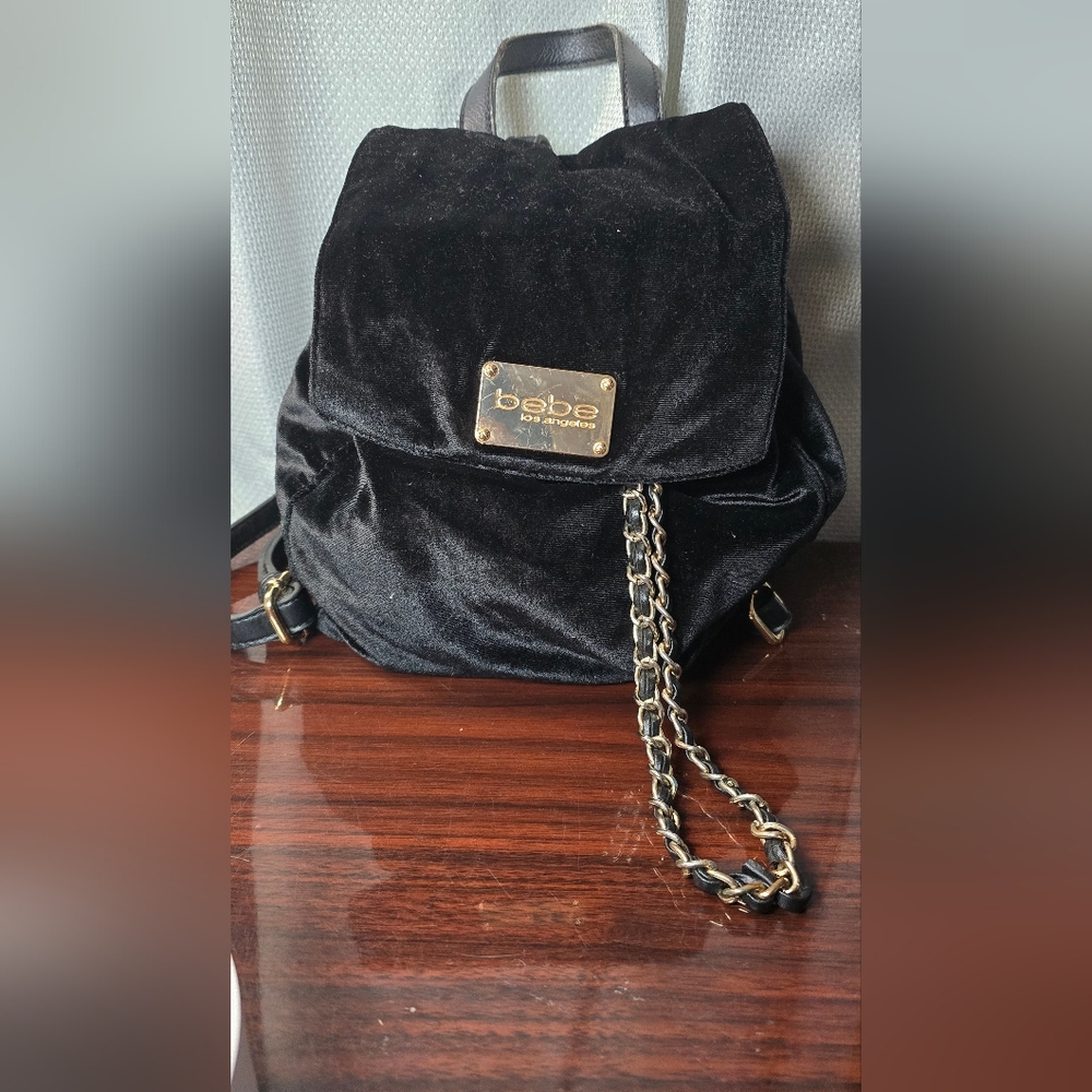 BeBe Book Bag Purse (Black)